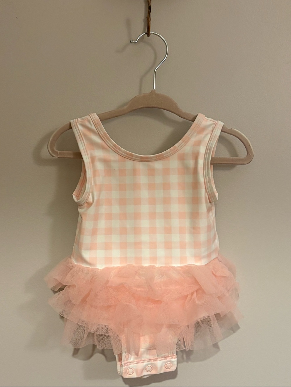 Tucker + Tate Swim Gingham Tutu Leotard